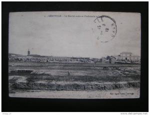 CP Carte postale Algérie Géryville Le Marché Arabe et l´Infirmerie Indigène très animée (5)