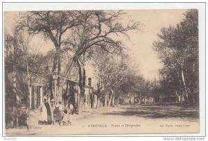 ALGERIE ** GERYVILLE   poste et telegraphe animée . edit . nouchy . N°9 .