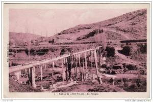 CPA   ALGERIE  Entrée de GERYVILLE  Les Gorges Y5/4011