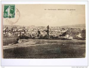 cpa, très belle vue, Sud Oranais, Géryville, vue générale