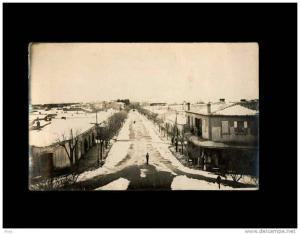 ALGERIE - GERYVILLE - Carte photo - sous la neige