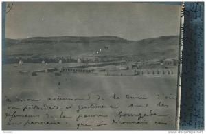 ALGÉRIE - Carte photo d´une bourgade avec 4 marabouts  postée à GERYVILLE en 1903