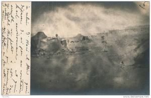 ALGÉRIE - Carte photo d'un campement postée à GERYVILLE en 1903