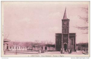 GERYVILLE / PLACE NATIONALE - ECOLES ET EGLISE