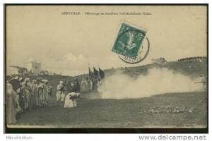 ALGERIE GERYVILLE /             Pèlerinage au Marabout Sidi-abdelkader-Djilali                /