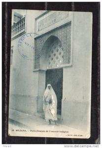 38382     Algeria,  Miliana -  Porte  d entree  de l ouvroir  indigene,  VGSB    1918