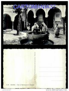 afrique-629  algerie miliana fontaine cour mosquée