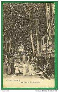 cpa   ALGERIE  - Miliana  Rue Saint Paul         .........LMC15