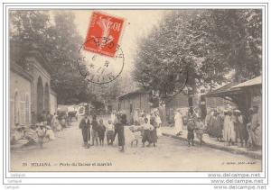^ MILIANA ALGERIE Porte du Zaccar et marché 127