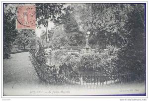 C. Postale  ALGERIE - MILIANA - LE JARDIN MAGENTA (Ed. Neurdein, 1906)