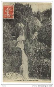 France  Type Semeuse  oblitéré Miliana Algérie  sur CP