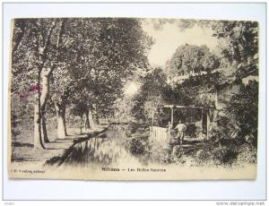 cpa, très belle vue animée, Miliana, les belles sources