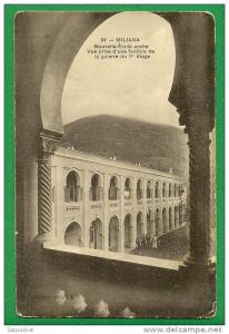 cpa  Algérie   MILIANA  - Nouvelle école arabe  ............. A M22a