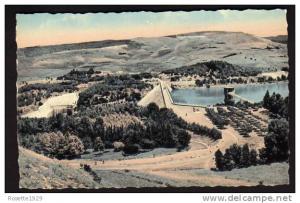 cpsm  ALGERIE env de MILIANA vue générale sur le barrage de ghribs