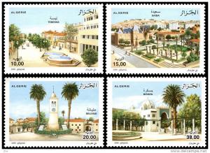 Algeria n° 1512/5 Architecture de maisons (saida, tebessa, miliana, biskra)