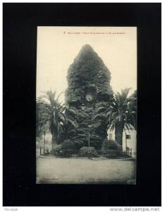 ALGERIE MILIANA TOUR HORLOGE ET PLACE CARNOT   WAGON EDITEUR