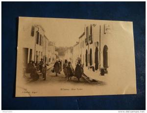 CPA avant 1906. Algérie. Miliana. Rue Valee