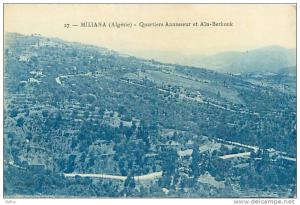 rare        CPA            Miliana    Quartiers  Aunasseur et Aïn Berkouk              D-658
