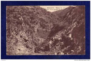 ALGERIE / ALGERIEN    MILIANA.  Mines de Zaccar. Entree de la galerie.....