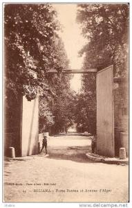 Miliana. Porte Boutan et Avenue d'Alger.