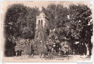 CPA 1912,  MILIANA, l´horloge (11.98)