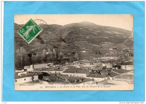 ALGERIE-MILIANA Le zaccar et la ville-a voyagé en 1912