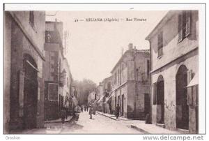 MILIANA (ALGERIE) 42 RUE FLEURUS