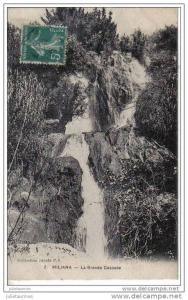 miliana la grande cascade cpa bon état