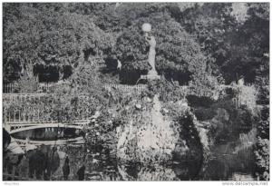 RARE CPAMiliana jardin cachet à date convoyeur indice 4 Tizi Ouzou à Alger (Algérie ex colonie frse)> Annam Quan-Nga