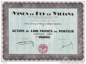 Mines de fer de Miliana (Algérie)