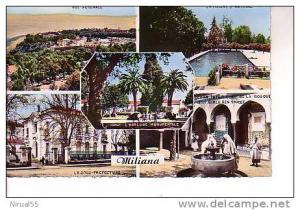 ALGERIE MILIANA Multi vues  piscine st antoine sous préfecture horloge mosquée