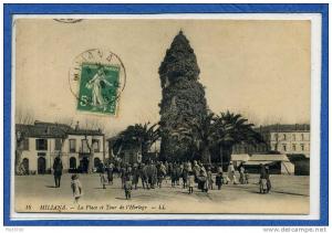 62 16 miliana  la place et tour de l'horloge