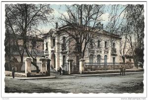 CPSM Algérie  Miliana . La Sous-Préfecture