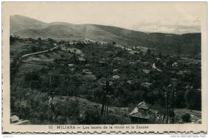 CPSM MILIANA-LES LACETS DE LA ROUTE ET LE ZACCAR