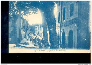 ALGERIE - MILIANA -    Rue Fontenoy