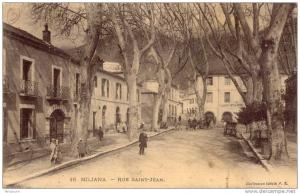 ALGERIE- MILIANA - rue Saint-Jean   (animée)