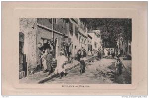 CPA MILIANA UNE RUE