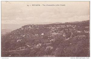 MILIANA / VUE D'ENSEMBLE (COTE OUEST)