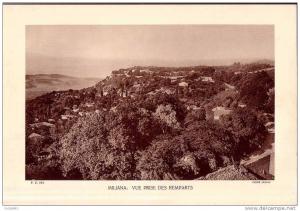 Héliogravure Sépia.          MILIANA VUE PRISE DES REMPARTS.