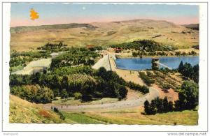 ALGERIE-Environs de MILIANA-Vue générale sur le Barrage de Ghribs