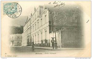 ALGERIE.MILIANA.ECOLE NORMALE