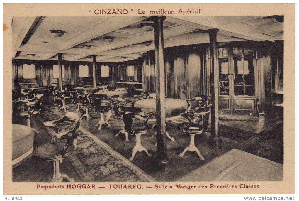 Paquebots Hoggar Touareg Salle à Manger des premières Classes