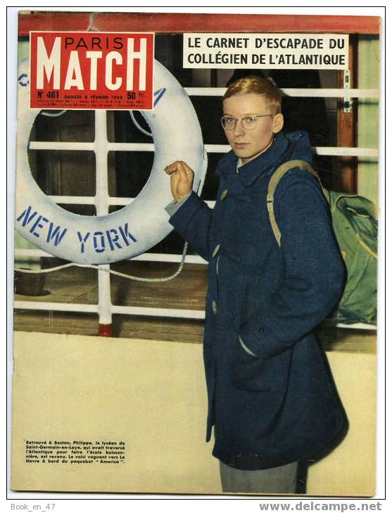 {04657} Paris Match n° 461. Maurienne Vallée de l´Arc Caracas Herzog Hoggar Cap Canaveral Vel´d´Hiv´ Toto Fernandel