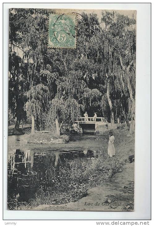 ALGÉRIE -  GÉRYVILLE - LE LAC - PETITE ANIMATION - 1906