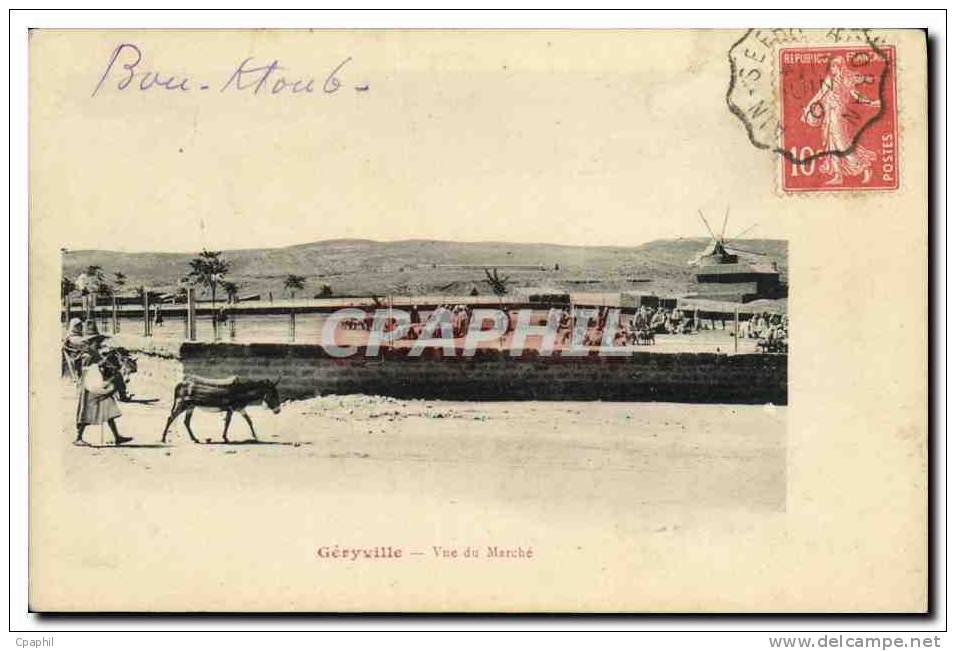 CPA Geryville vue du marche Moulin