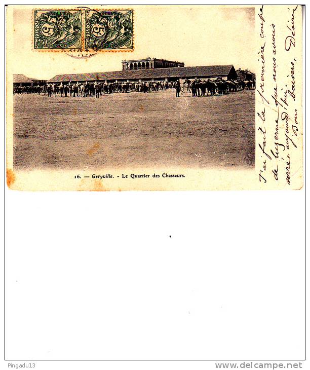 Géryville Quartier des Chasseurs miltaire militaria