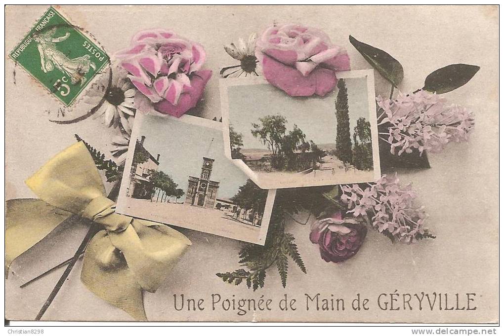 GERYVILLE (ALGERIE) Une Poignée de Main de GERYVILLE en 1913