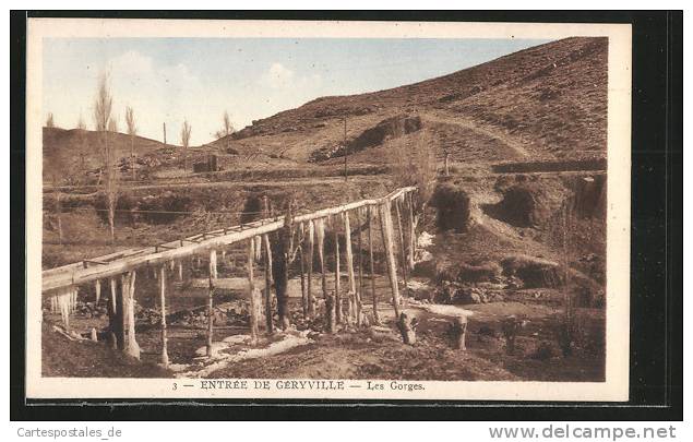 CPA Geryville, Les Gorges