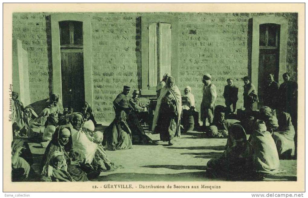 Algérie - Géryville Distribution de secours aux Mesquins n 12