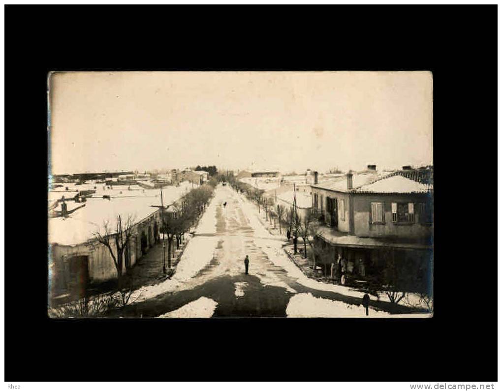 ALGERIE - GERYVILLE - Carte photo - sous la neige